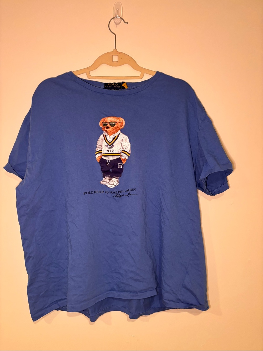 Ralph Lauren Polo Bear Classic Blue Crewneck T-Shirt XL